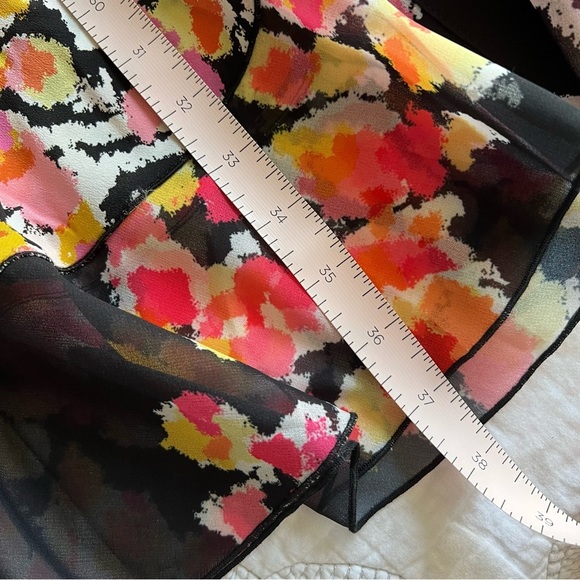 DYVNA - Print Silk Shirtdress in Pink Floral Bouquet - Picture 15 of 15